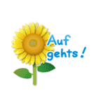 ありがとう花が咲くよドイツ語版（改訂版）（個別スタンプ：33）
