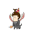 キャラメルおにぎり（個別スタンプ：6）