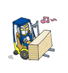 荷揚げヒーロー戦隊エムズマン！（個別スタンプ：7）