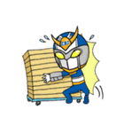 荷揚げヒーロー戦隊エムズマン！（個別スタンプ：19）