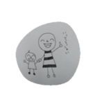 主婦のシンプル小人スタンプ（個別スタンプ：2）