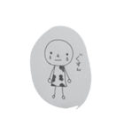 主婦のシンプル小人スタンプ（個別スタンプ：9）