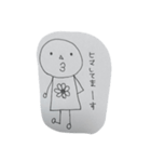主婦のシンプル小人スタンプ（個別スタンプ：12）