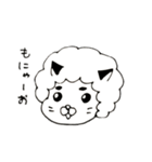 もこもこもねこ（個別スタンプ：1）