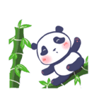 Happy Blue Panda's daily life.（個別スタンプ：1）