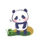 Happy Blue Panda's daily life.（個別スタンプ：2）