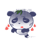 Happy Blue Panda (Chinese version)（個別スタンプ：21）