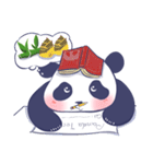 Happy Blue Panda (Chinese version)（個別スタンプ：22）