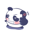 Happy Blue Panda (Chinese version)（個別スタンプ：25）