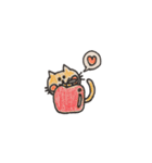 ねこくんと女の子。（個別スタンプ：8）