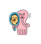 ハンサムなタコさん（個別スタンプ：9）