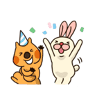 Popo Bear ＆ Mei Bunny(daily expressions)（個別スタンプ：17）