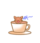 Coffee cat - Kuffee（個別スタンプ：4）