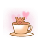 Coffee cat - Kuffee（個別スタンプ：5）