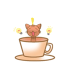 Coffee cat - Kuffee（個別スタンプ：8）