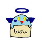 Cute blue Anglov（個別スタンプ：7）