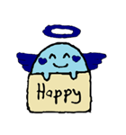 Cute blue Anglov（個別スタンプ：12）