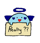 Cute blue Anglov（個別スタンプ：29）