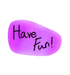 Colorful Text Stickers（個別スタンプ：6）