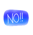 Colorful Text Stickers（個別スタンプ：10）