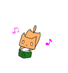 現実逃避にゃんこ（個別スタンプ：21）