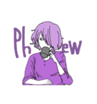 Modern Girl's daily life（個別スタンプ：4）