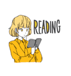 Modern Girl's daily life（個別スタンプ：7）