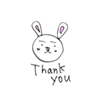 ポンちゃんと友達（ウサたん）（個別スタンプ：2）