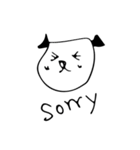 ポンちゃんと友達（ウサたん）（個別スタンプ：16）