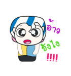 Hello my name is Saki..^^..（個別スタンプ：16）