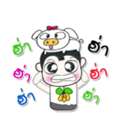 >>My name is Sawamura..Love pig <<（個別スタンプ：21）