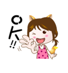 kitten woman（個別スタンプ：3）