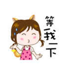kitten woman（個別スタンプ：16）