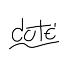 write len len ver.3（個別スタンプ：5）