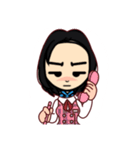 Diva one face girl 2（個別スタンプ：5）