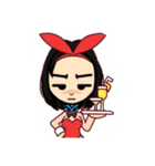 Diva one face girl 2（個別スタンプ：6）