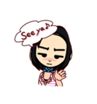 Diva one face girl 2（個別スタンプ：18）