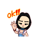 Diva one face girl 2（個別スタンプ：19）
