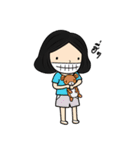 Tete : Big head girl（個別スタンプ：2）