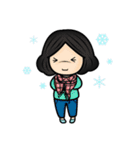 Tete : Big head girl（個別スタンプ：3）