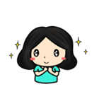 Tete : Big head girl（個別スタンプ：7）