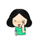 Tete : Big head girl（個別スタンプ：15）