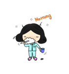 Tete : Big head girl（個別スタンプ：23）
