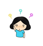 Tete : Big head girl（個別スタンプ：29）