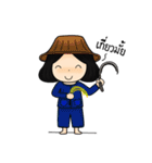 Tete : Big head girl（個別スタンプ：30）