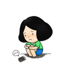 Tete : Big head girl（個別スタンプ：31）