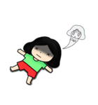 Tete : Big head girl（個別スタンプ：35）