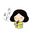Tete : Big head girl（個別スタンプ：36）