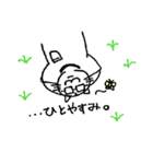 Glasses with Cat（個別スタンプ：18）