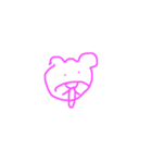 bear face emotion（個別スタンプ：2）